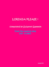 Lorenza Please! Unison choral sheet music cover